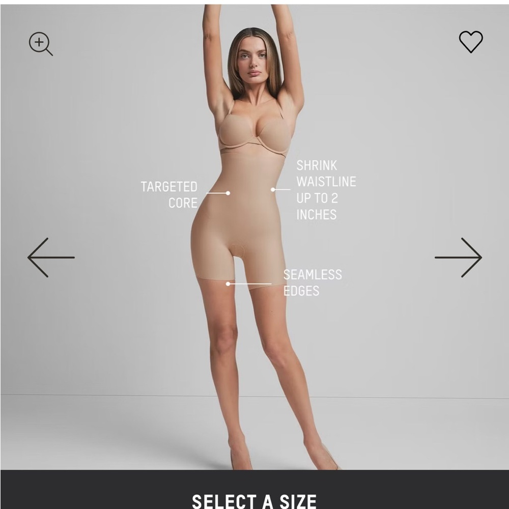 SKIMS Beige Shapewear Bodysuit. NWOT
Only tried on. Bought one of each size
